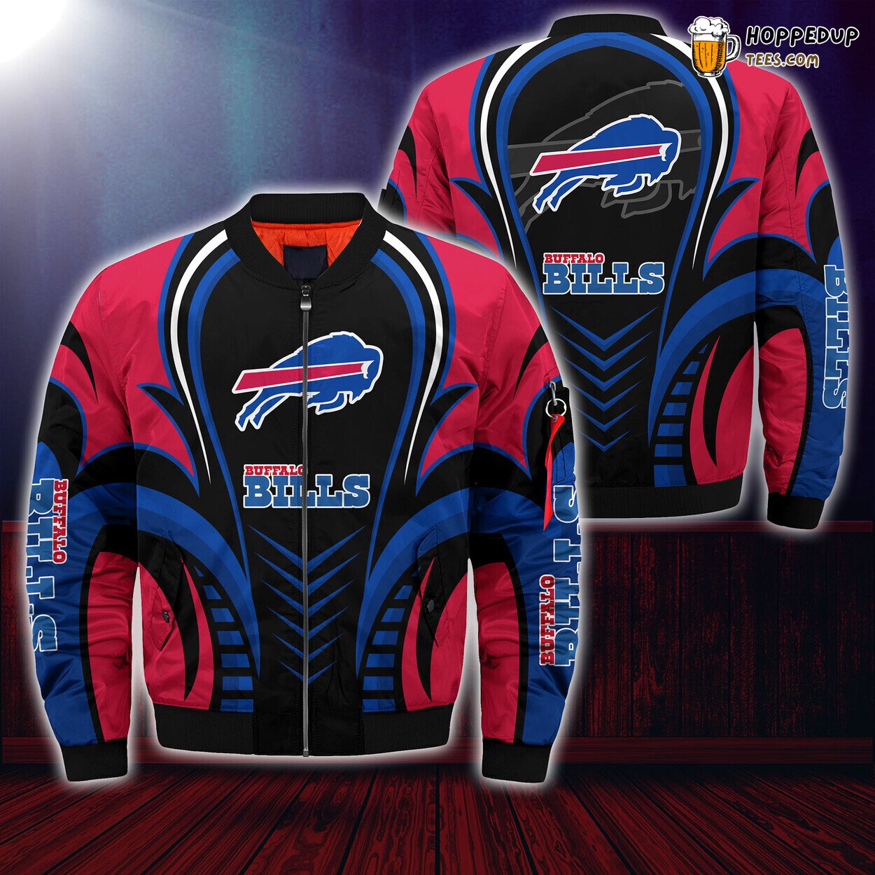Buffalo Bills NFL Bomber Jacket Season Elite Sportswear Authentic Edition
