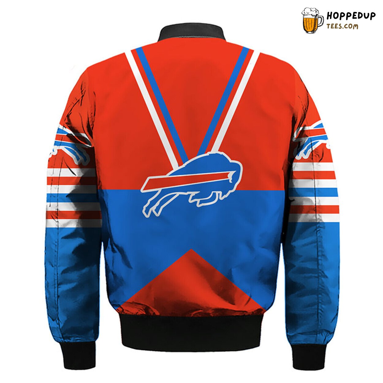 Buffalo Bills NFL Classic Bomber Jacket Blue Distinct Finish