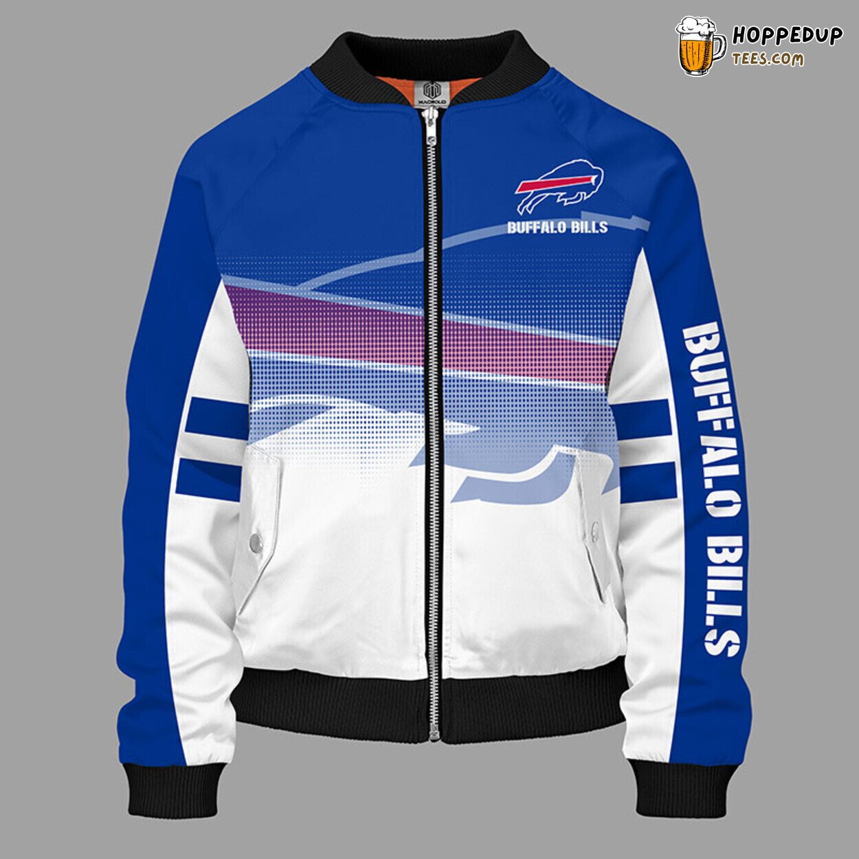 Buffalo Bills NFL Distinct Blue Bomber Jacket Stylish Design