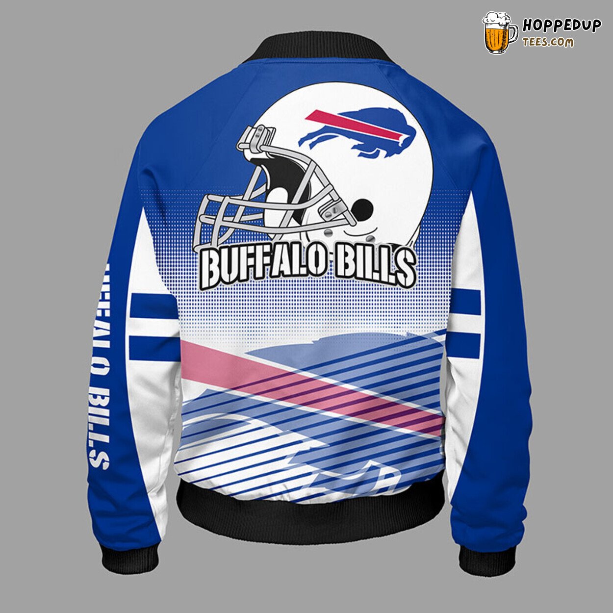 Buffalo Bills NFL Distinct Blue Bomber Jacket Stylish Design