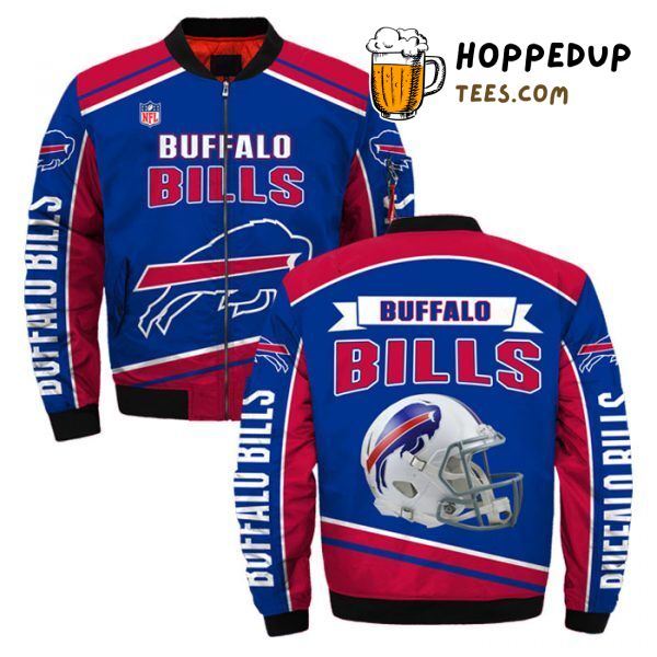 Buffalo Bills Superior Design Bomber Jacket in Printful 3D