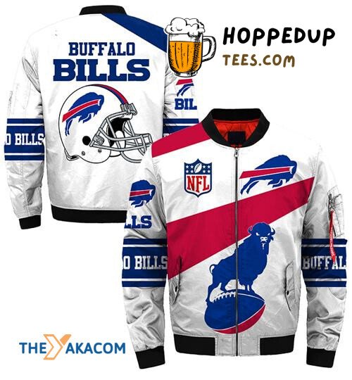 Buffalo Bisons Bills Team Fan Gift Bomber Jacket Christmas Outerwear Gift