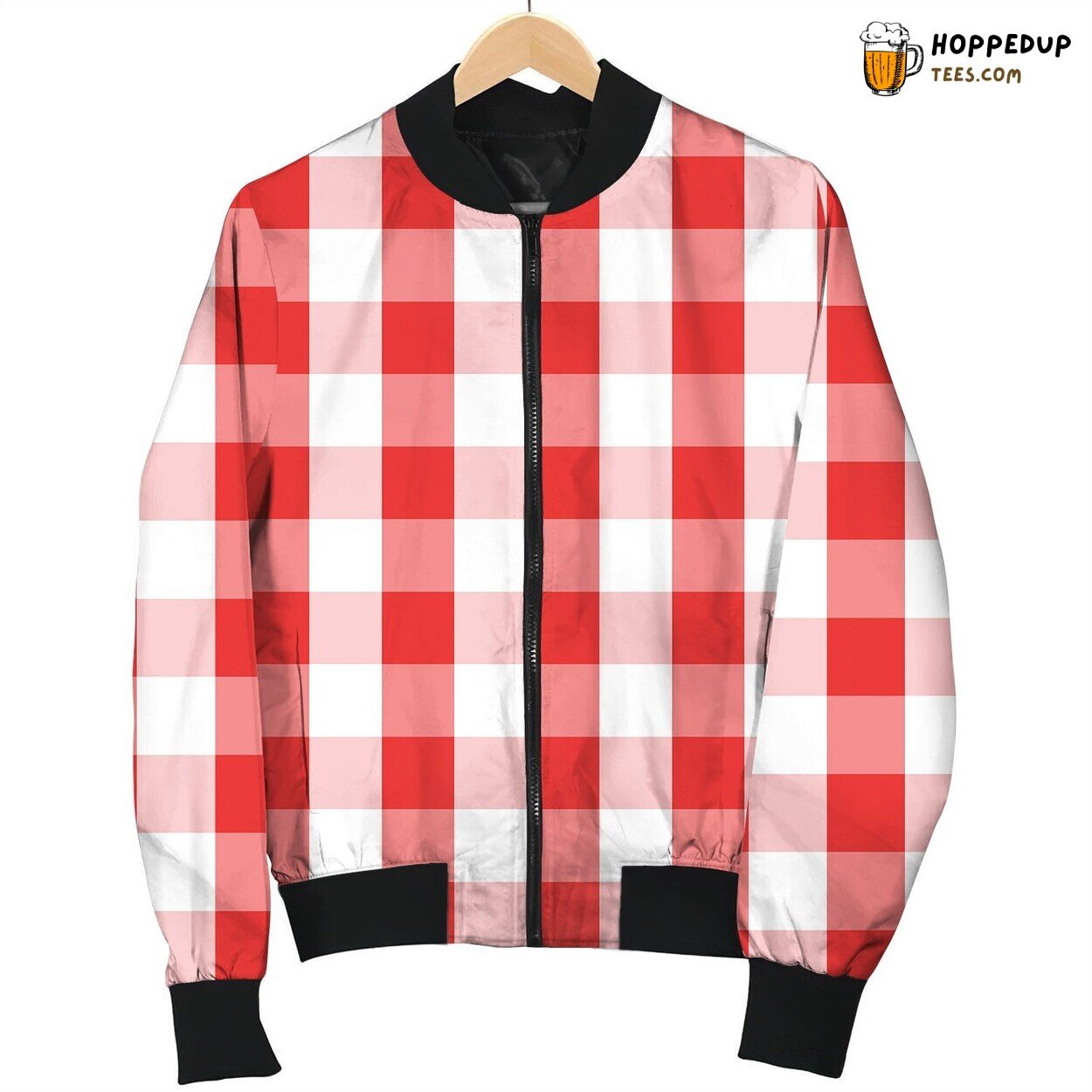 Buffalo Check Classic Design Winter Bomber Jacket Timeless Trend