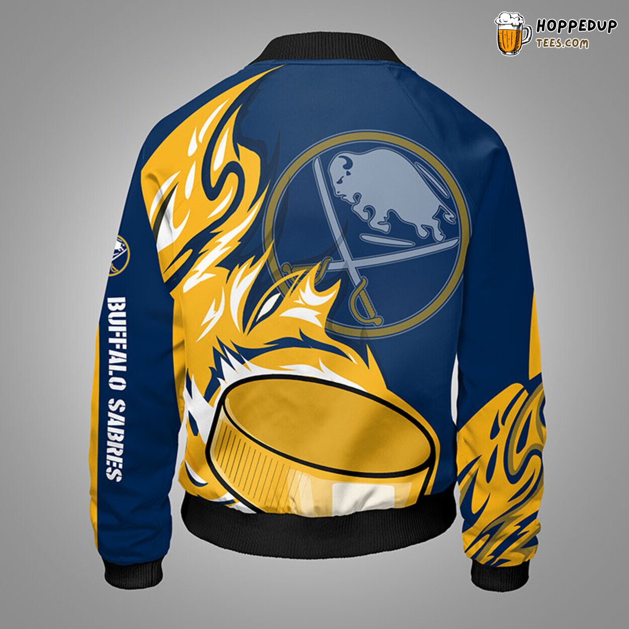Buffalo Sabres NHL Yellow Inspired Bomber Jacket Unique Stylish Design