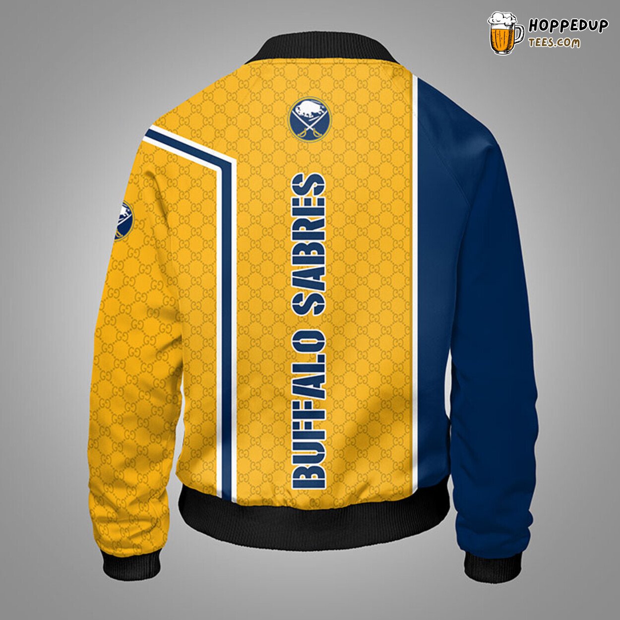 Buffalo Sabres NHL Yellow Unisex Distinct Bomber Jacket Stylish Design Look