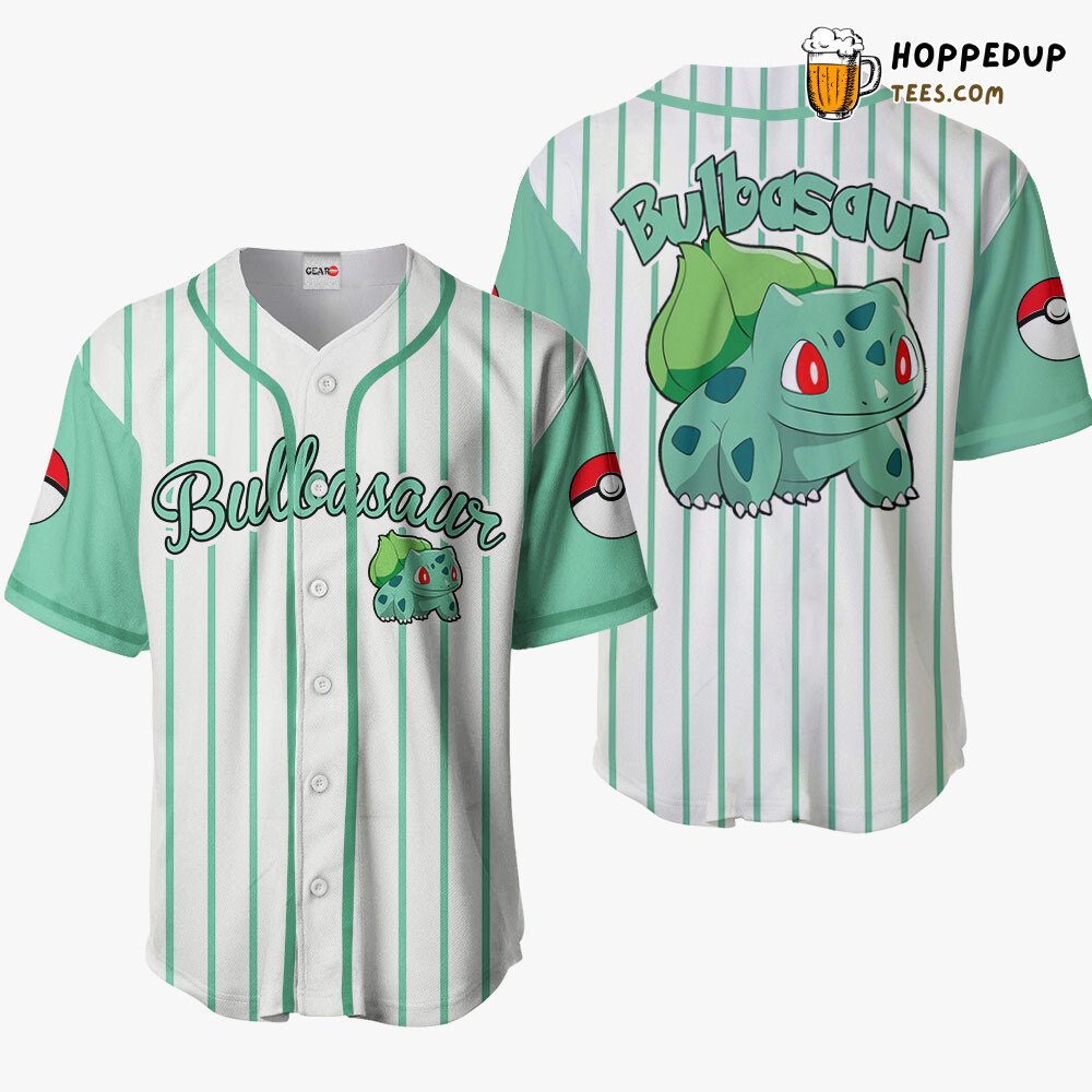Bulbasaur Distinctive Unique Design Baseball Jersey Collection Edition Bulbasaur Distinctive Unique Design Baseball Jersey Collection Edition