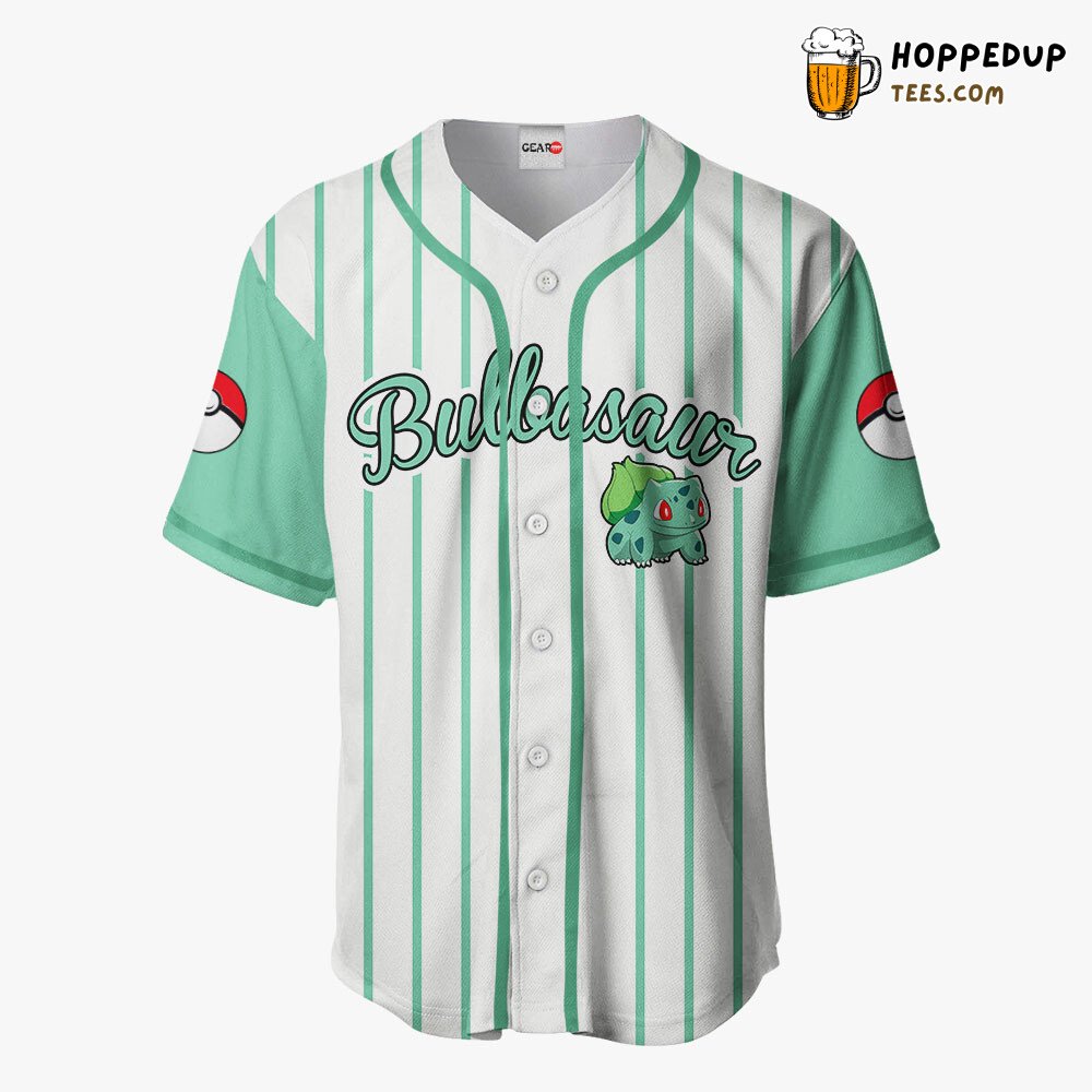 Bulbasaur Distinctive Unique Design Baseball Jersey Collection Edition
