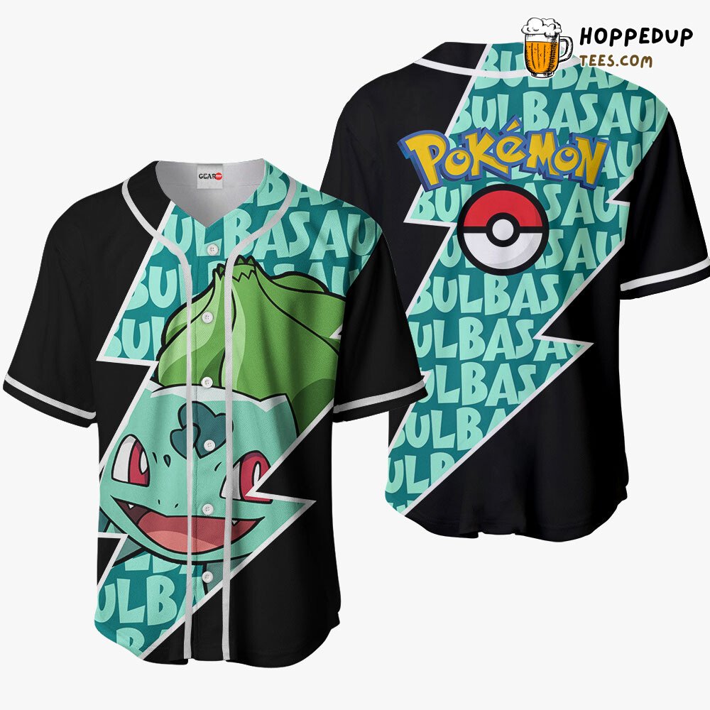 Bulbasaur Unique Distinctive Collection Design Baseball Jersey Edition
