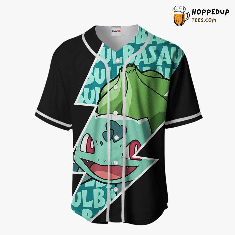 Bulbasaur Unique Distinctive Collection Design Baseball Jersey Edition