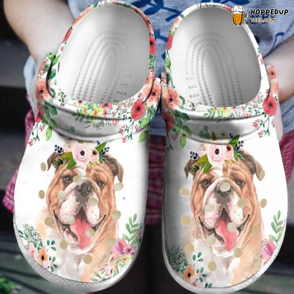 Bulldog Baby Classic Theme Comfortable Clogs Canine Inspired Footwear