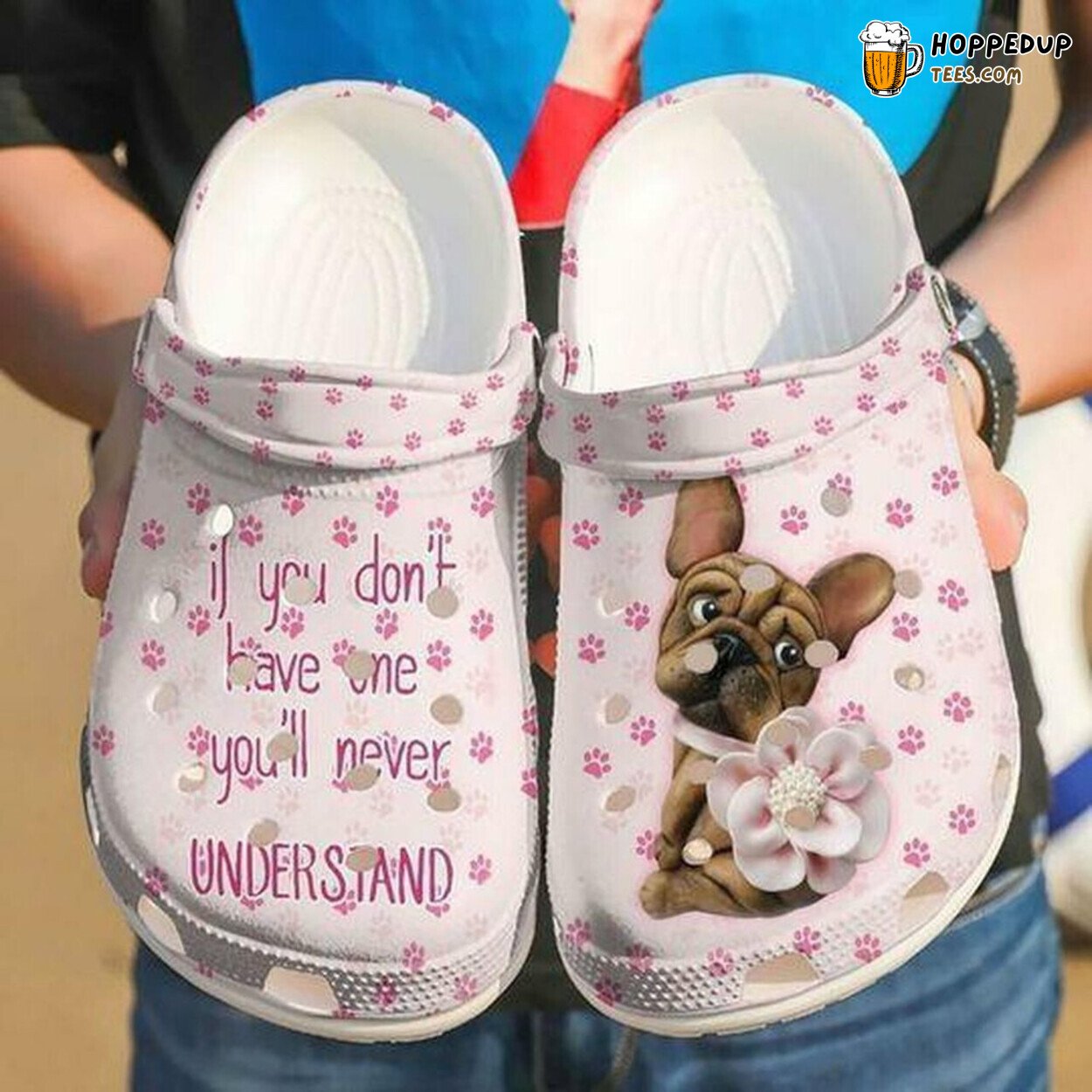 Bulldog Mama Personalized Lover Gift Rubber Clogs Comfy Footwear Exclusive