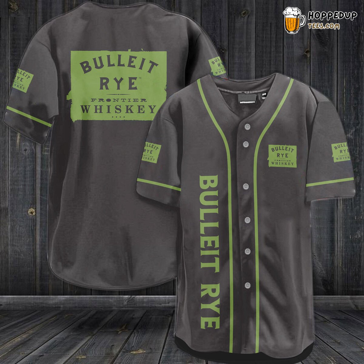 Bulleit Rye Whiskey Baseball Jersey Unisex Jersey Shirt