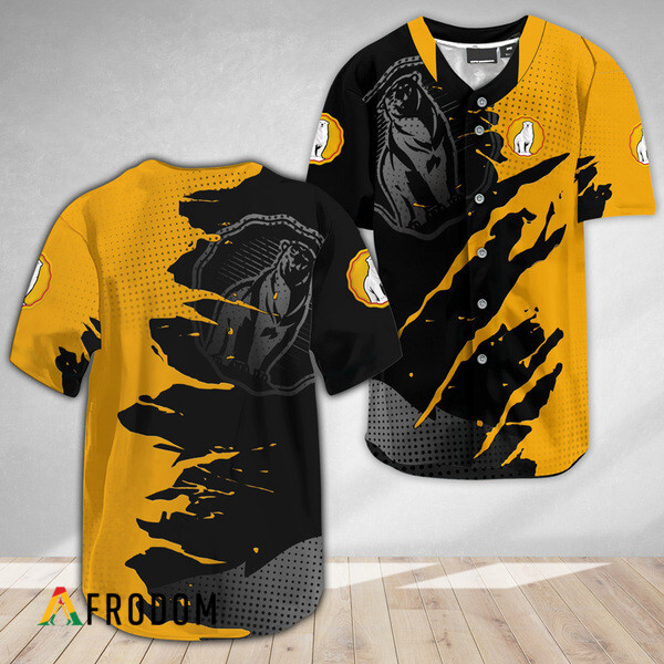 Bundaberg Rum Metal Crack Pattern Baseball Jersey HU