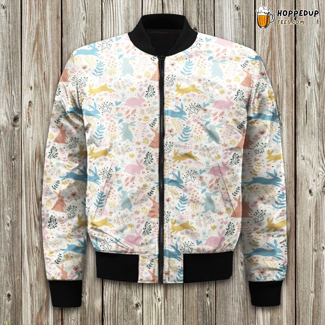 Bunny Scandi Rabbit Winter Bomber Jacket Inspired Woodland Creature Wear
