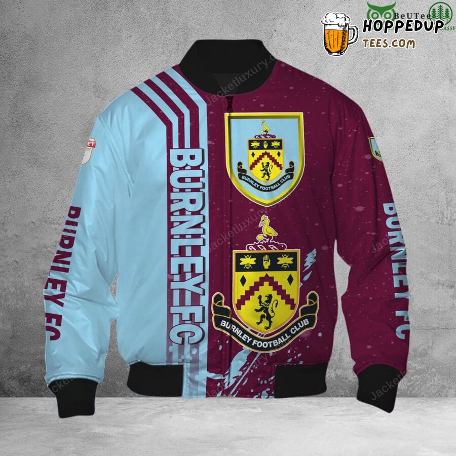 Burnley Football Club Exclusive Logo Bomber Jacket Premium Style