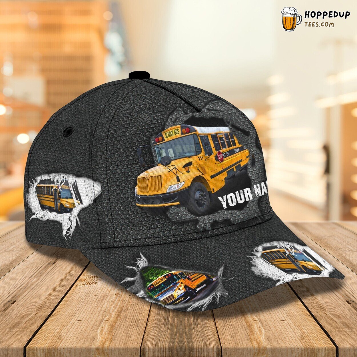 Bus Driver Inspired 3D Classic Cap Personalized Name Unique Style