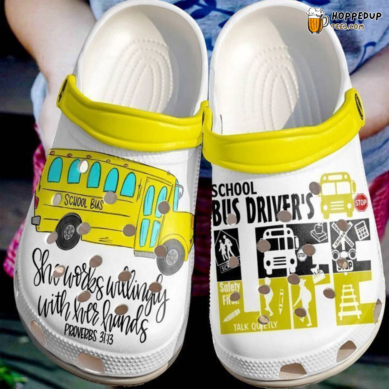 Bus Driver Life Themed Classic Comfortable Unique Clogs Shoes