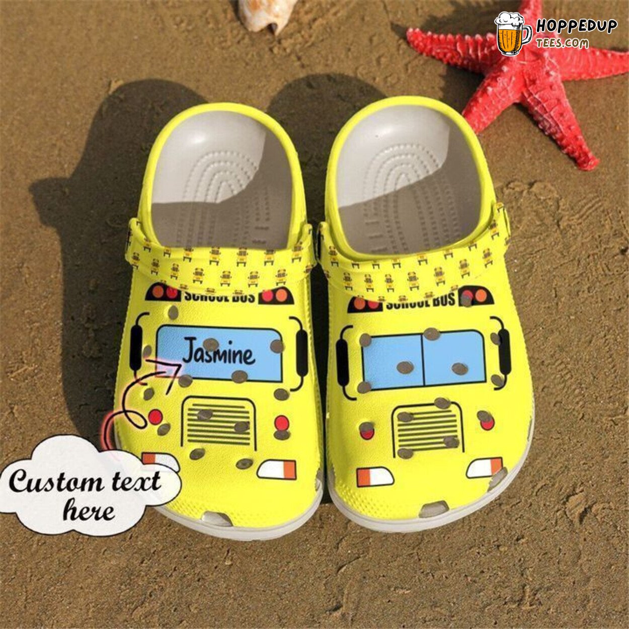 Bus Driver Personalized Car Themed Unique Comfortable Clog Shoes