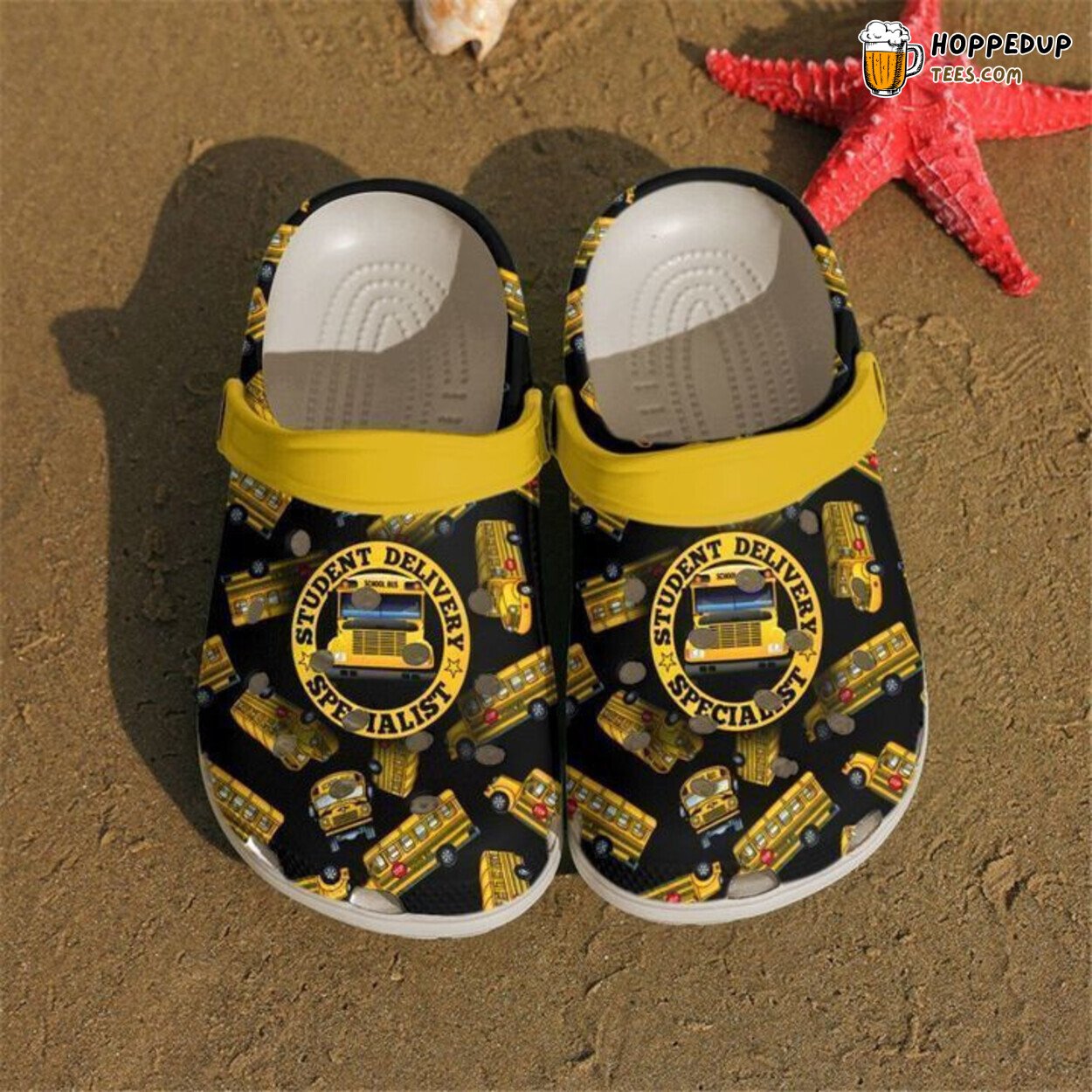 Bus Driver Specialist Themed Comfortable Unique Design Clog Shoes