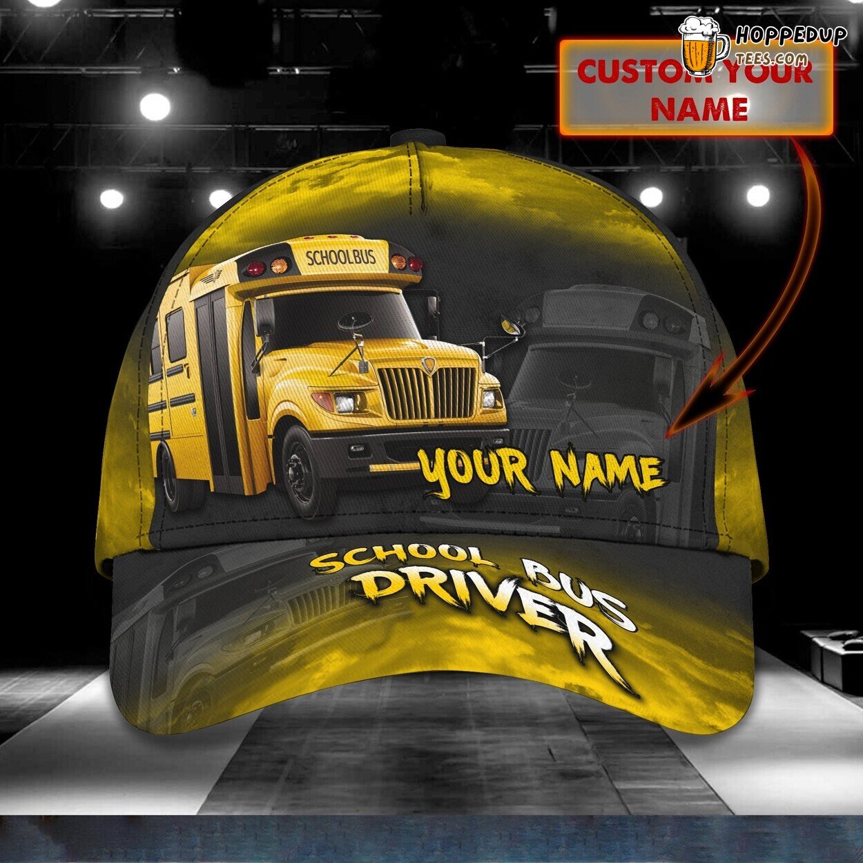 Bus Driver’s Journey 3D Classic Cap Personalized Unique Design Edition