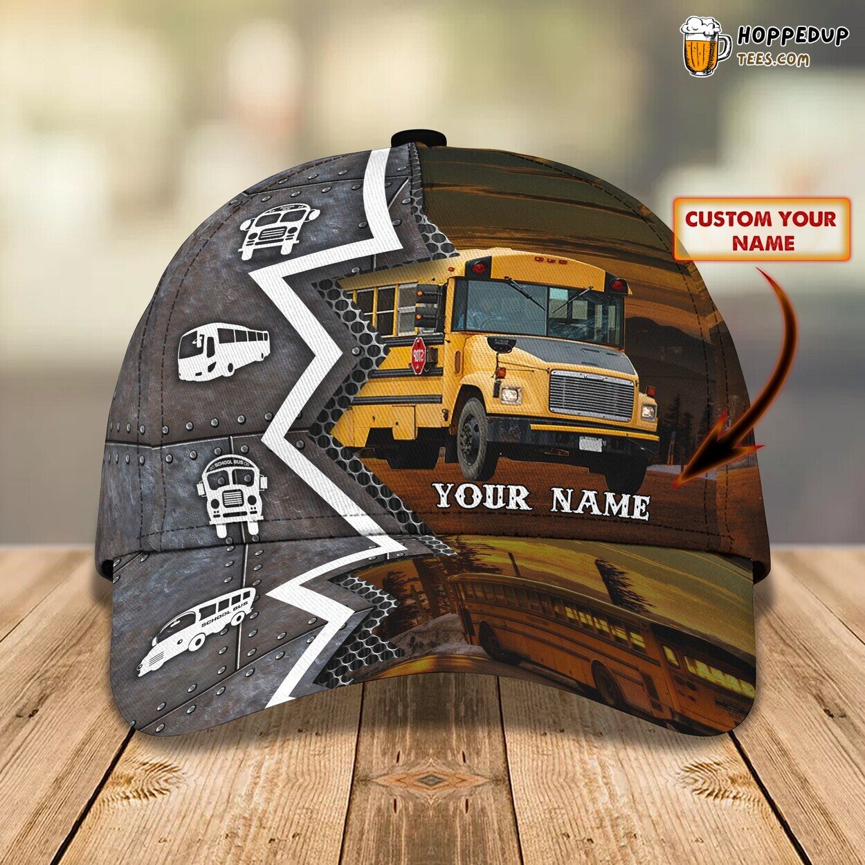 Bus Drivers Rule the Road 3D Classic Cap Personalized Unique Edition