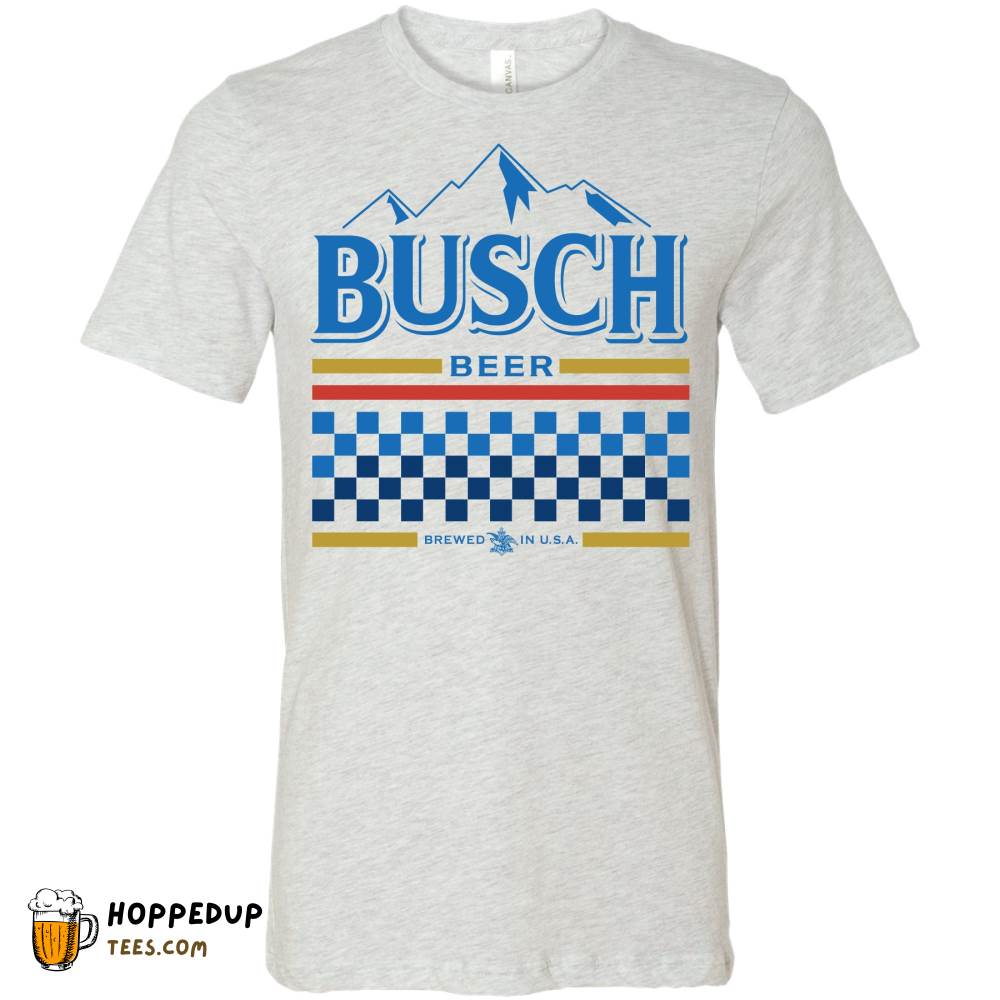 Busch Beer Racing White T-Shirt HU