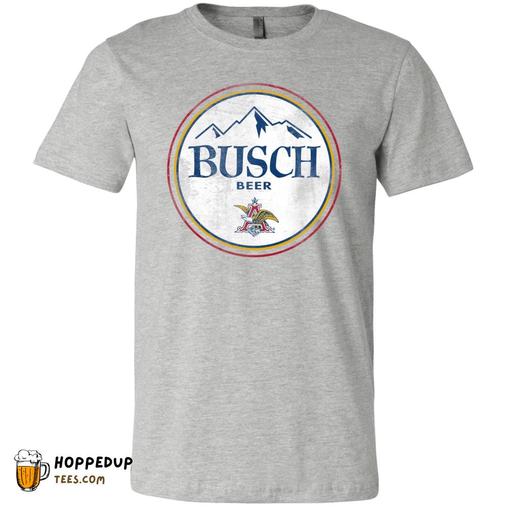 Busch Beer Vintage Circle Logo Ash Tee HU