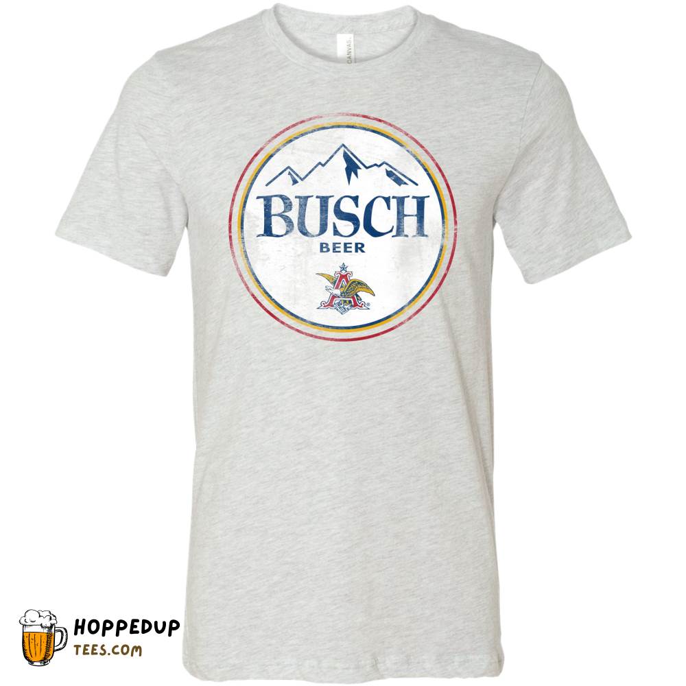 Busch Beer Vintage Circle Logo Ash Tee HU
