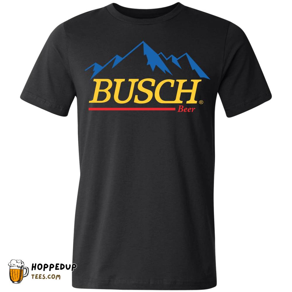 Busch Bright Vintage Black T-Shirt Retro Design HU