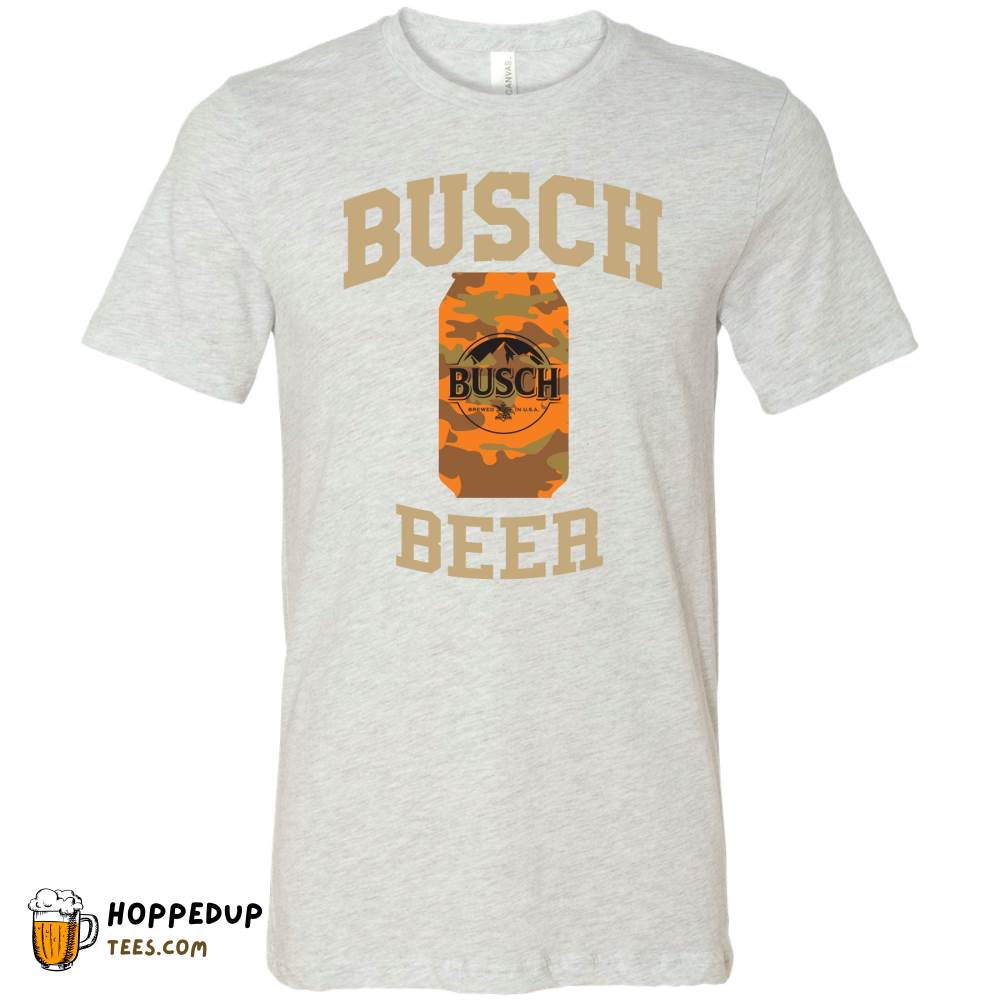 Busch Camo Can Tee Ash Grey HU