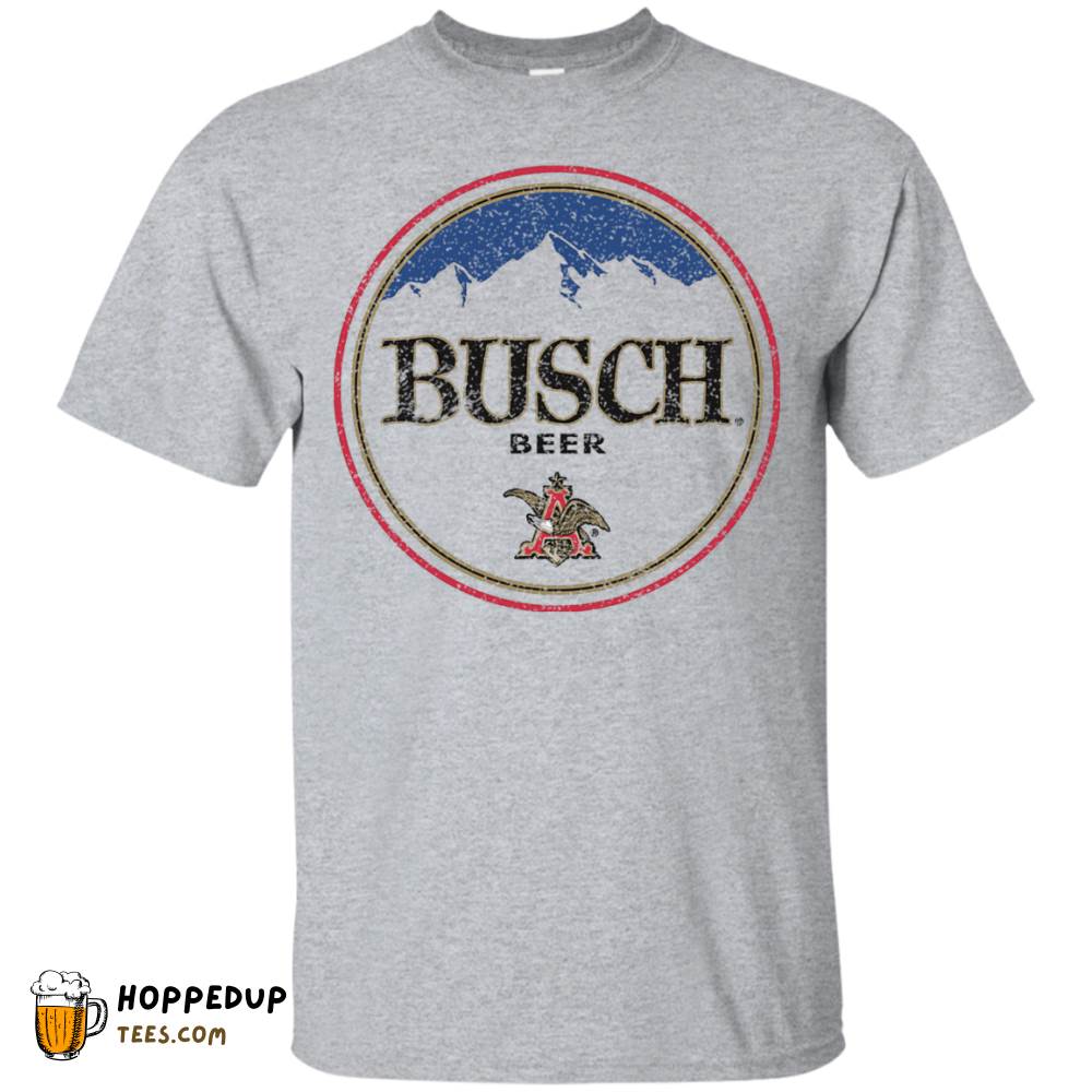Busch Color Round Worn Label Pattern Tee HU
