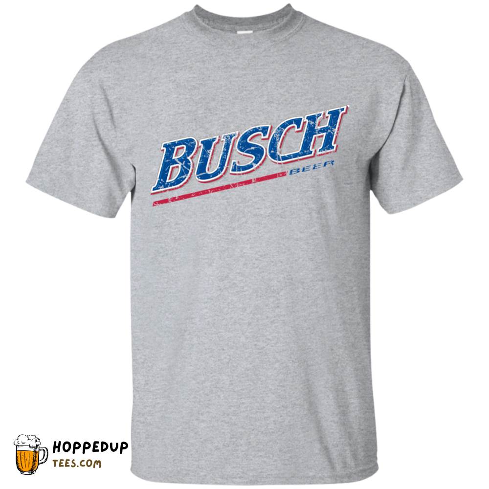 Busch Colorful Worn Label Pattern Tee HU