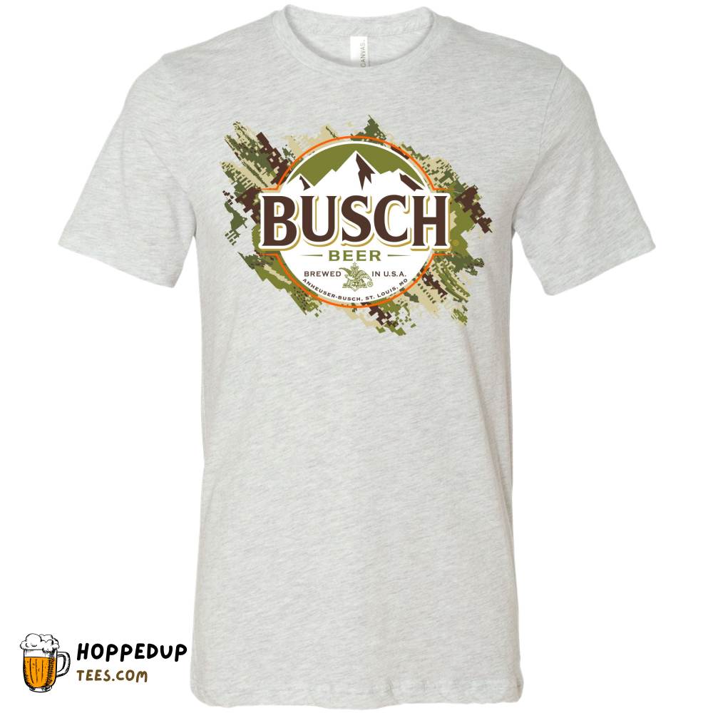 Busch Digital Camo 2021 White T-Shirt Stylish HU