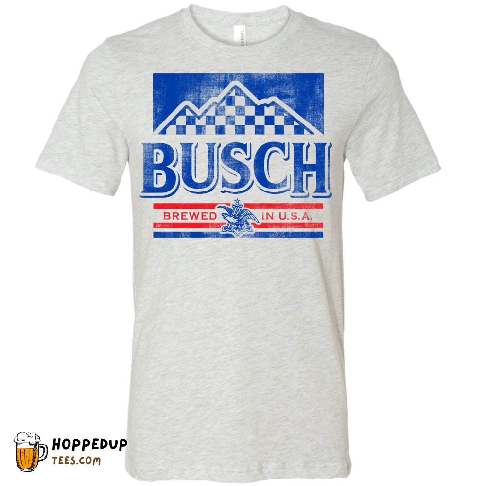 Busch Flag Mountain Square Racing Ash T-Shirt HU