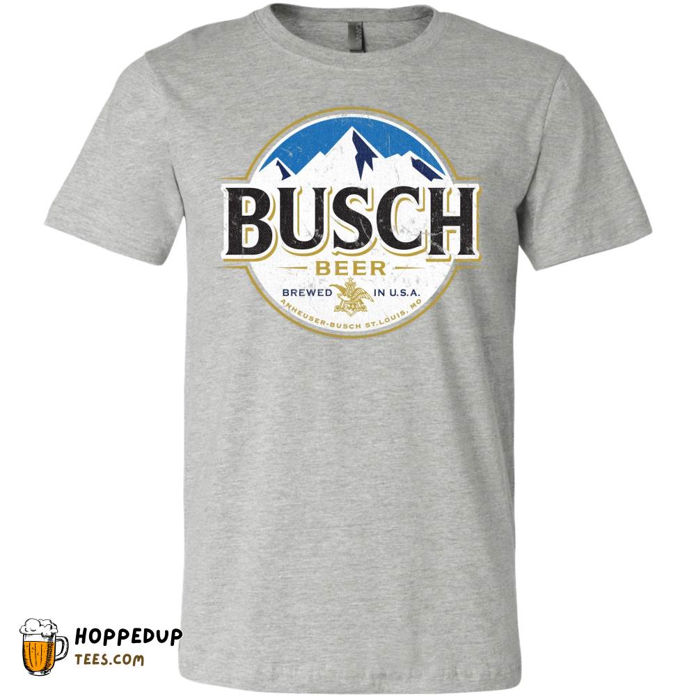 Busch Full Color Athletic Heather T-Shirt Stylish HU Busch Full Color Athletic Heather T-Shirt Stylish HU
