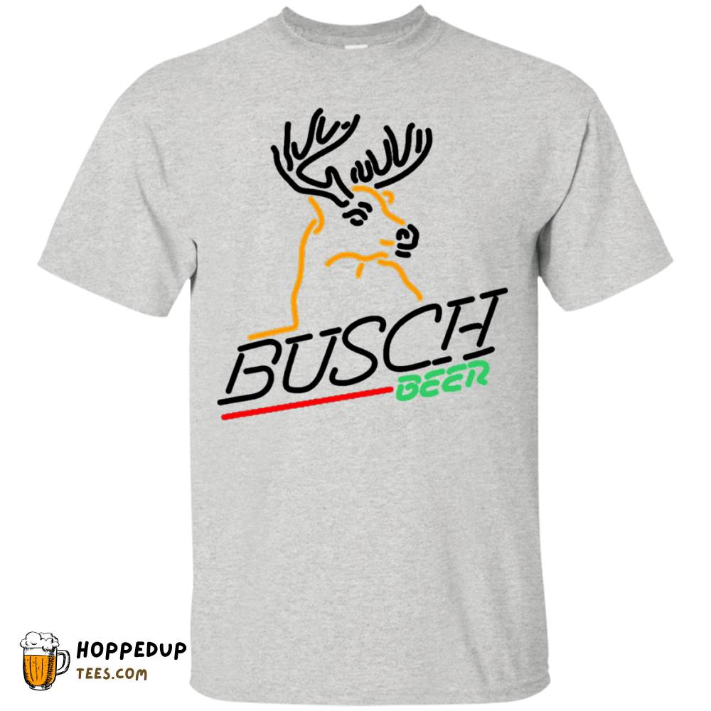 Busch Graphic Deer Pattern Custom Designed Tee HU