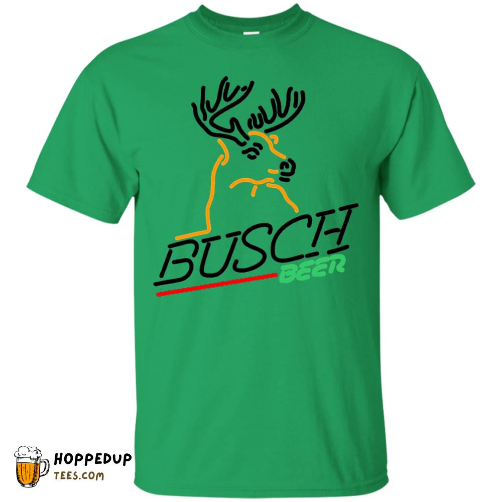 Busch Graphic Deer Pattern Custom Designed Tee HU