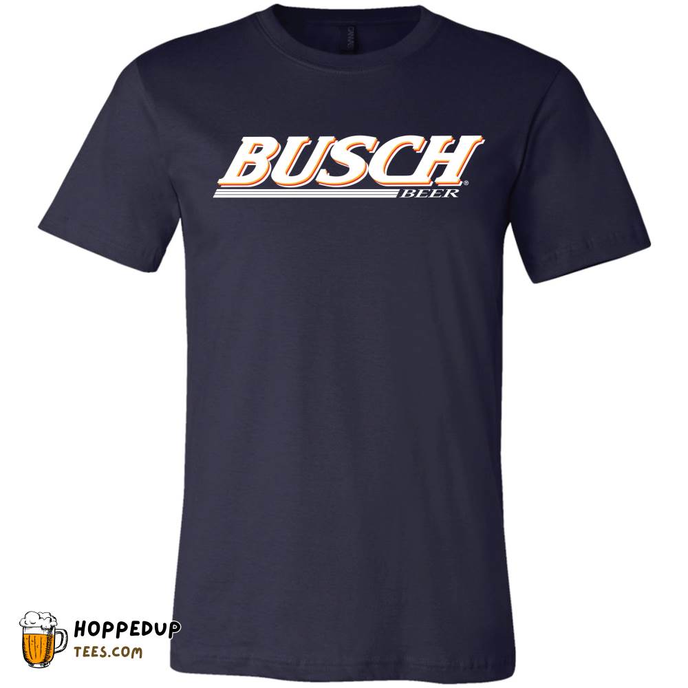 Busch Heritage Logo Navy T-Shirt Iconic Look HU