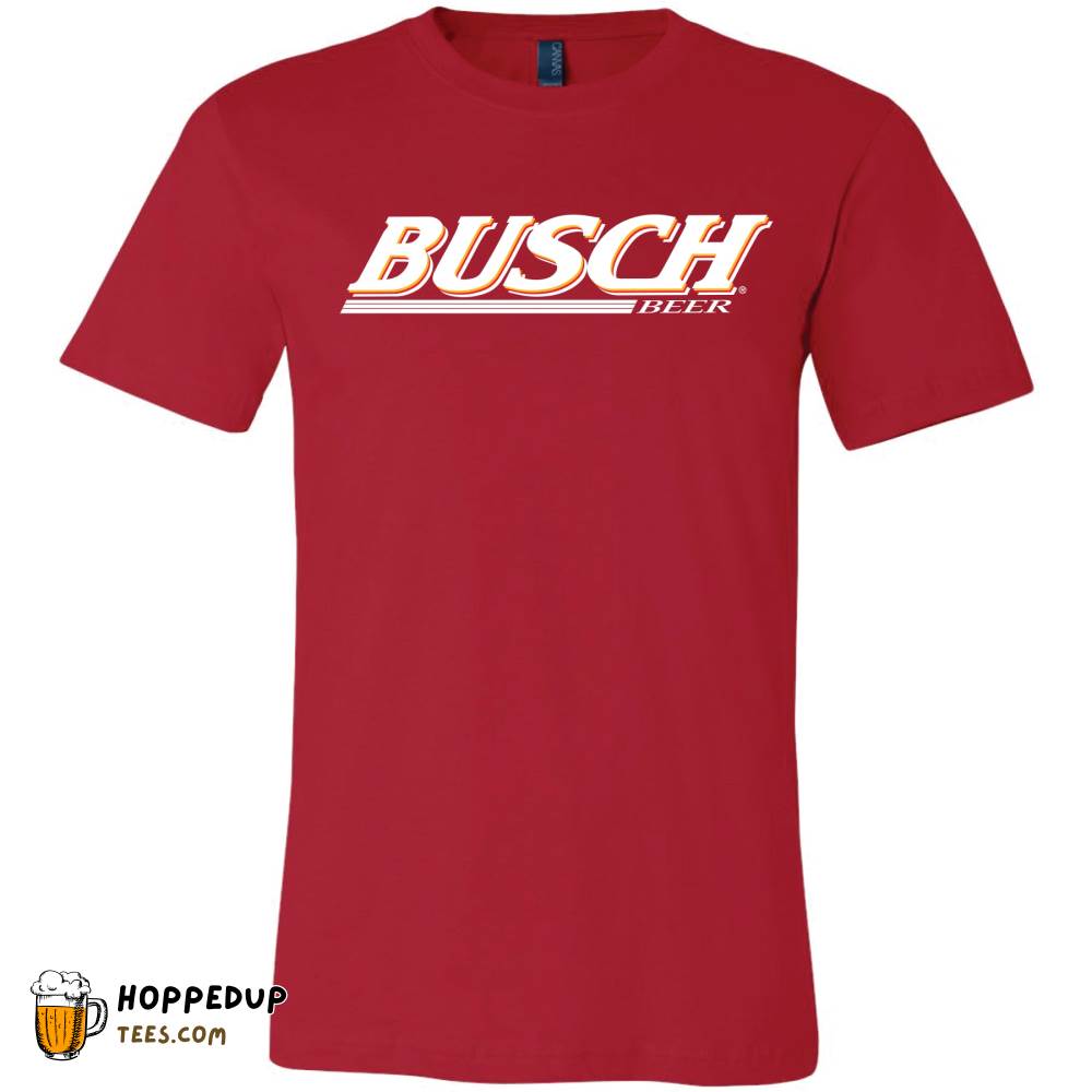 Busch Heritage Logo Navy T-Shirt Iconic Look HU