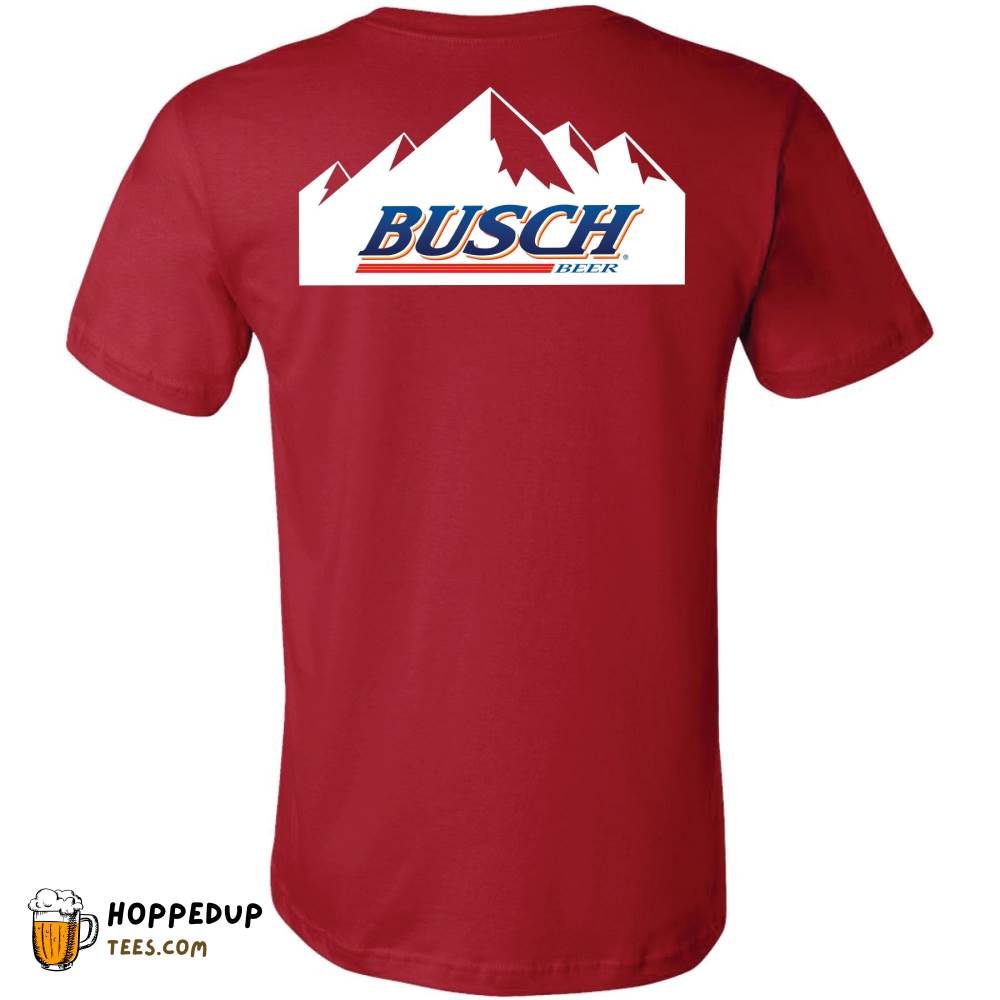 Busch Heritage Logo Red Tee Timeless Design HU