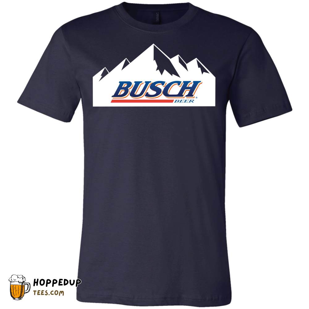 Busch Heritage Mountain Logo Navy T-Shirt HU Busch Heritage Mountain Logo Navy T-Shirt HU