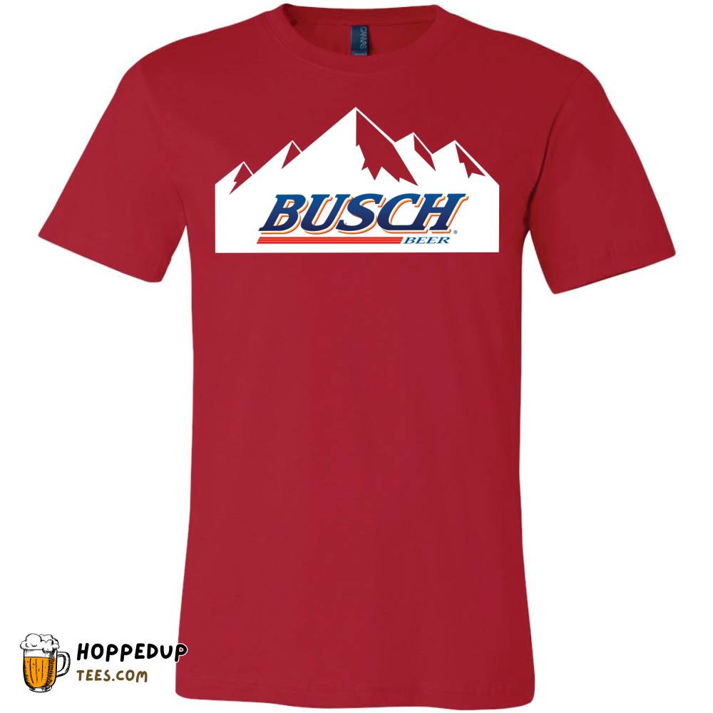 Busch Heritage Mountain Logo Navy T-Shirt HU