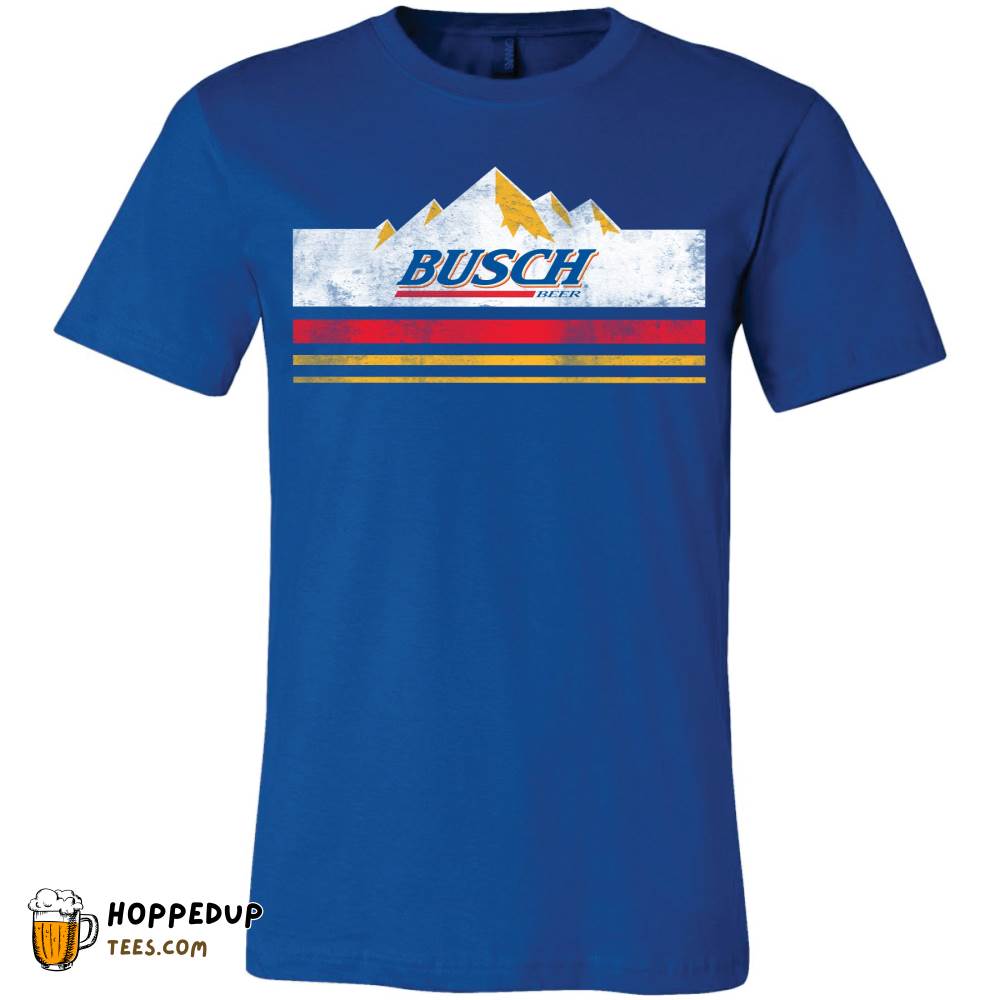 Busch Heritage Stripes Royal T-Shirt Classic Look HU Busch Heritage Stripes Royal T-Shirt Classic Look HU