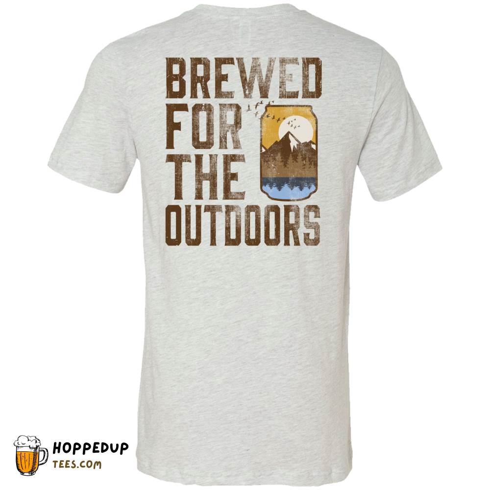 Busch Hunting Deer in Woods Ash Grey Tee HU Busch Hunting Deer in Woods Ash Grey Tee HU