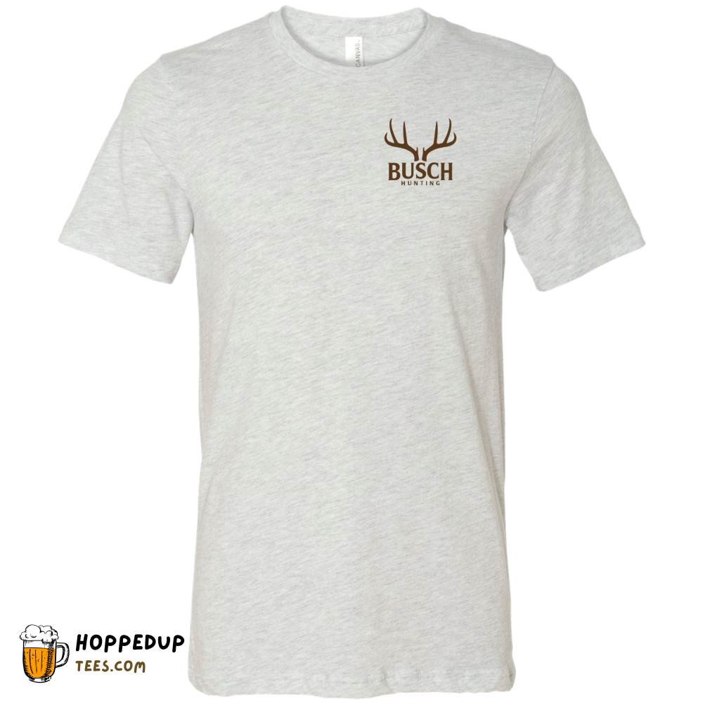 Busch Hunting Forest Scene Ash Grey T-Shirt HU