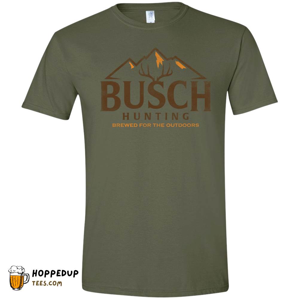 Busch Hunting Military Green Tee Outdoor Adventure HU
