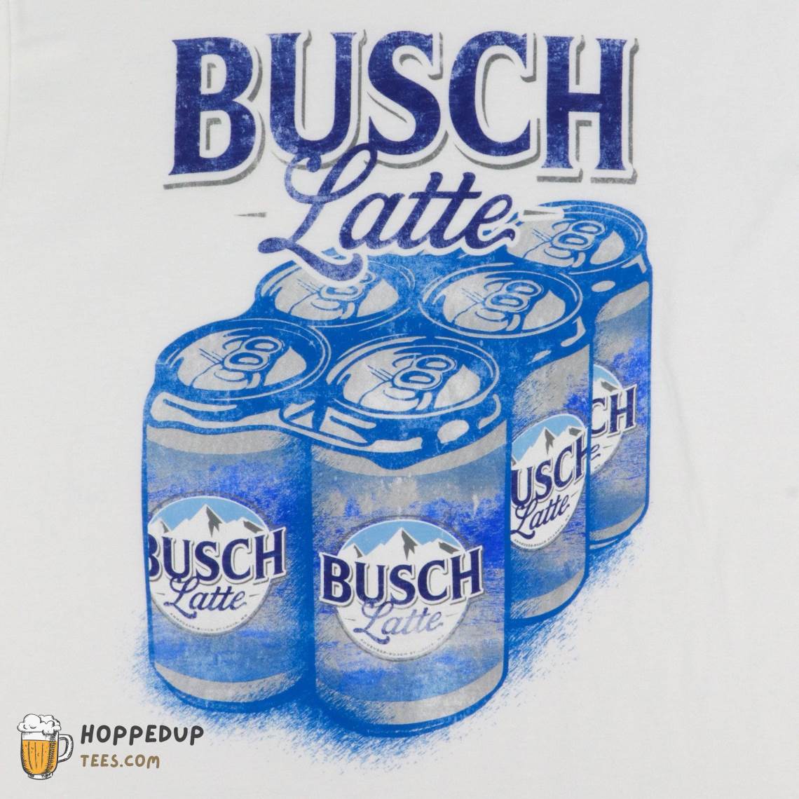 Busch Latte 6Pk Tshirts for True Beverage Connoisseurs