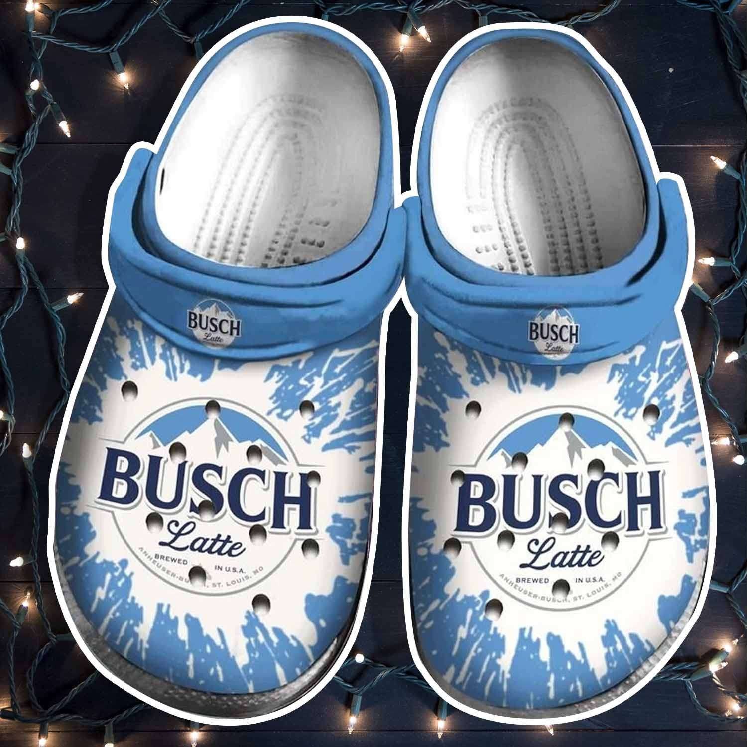 Busch Latte Beer Lovers Crocband Clogs Shoes HU