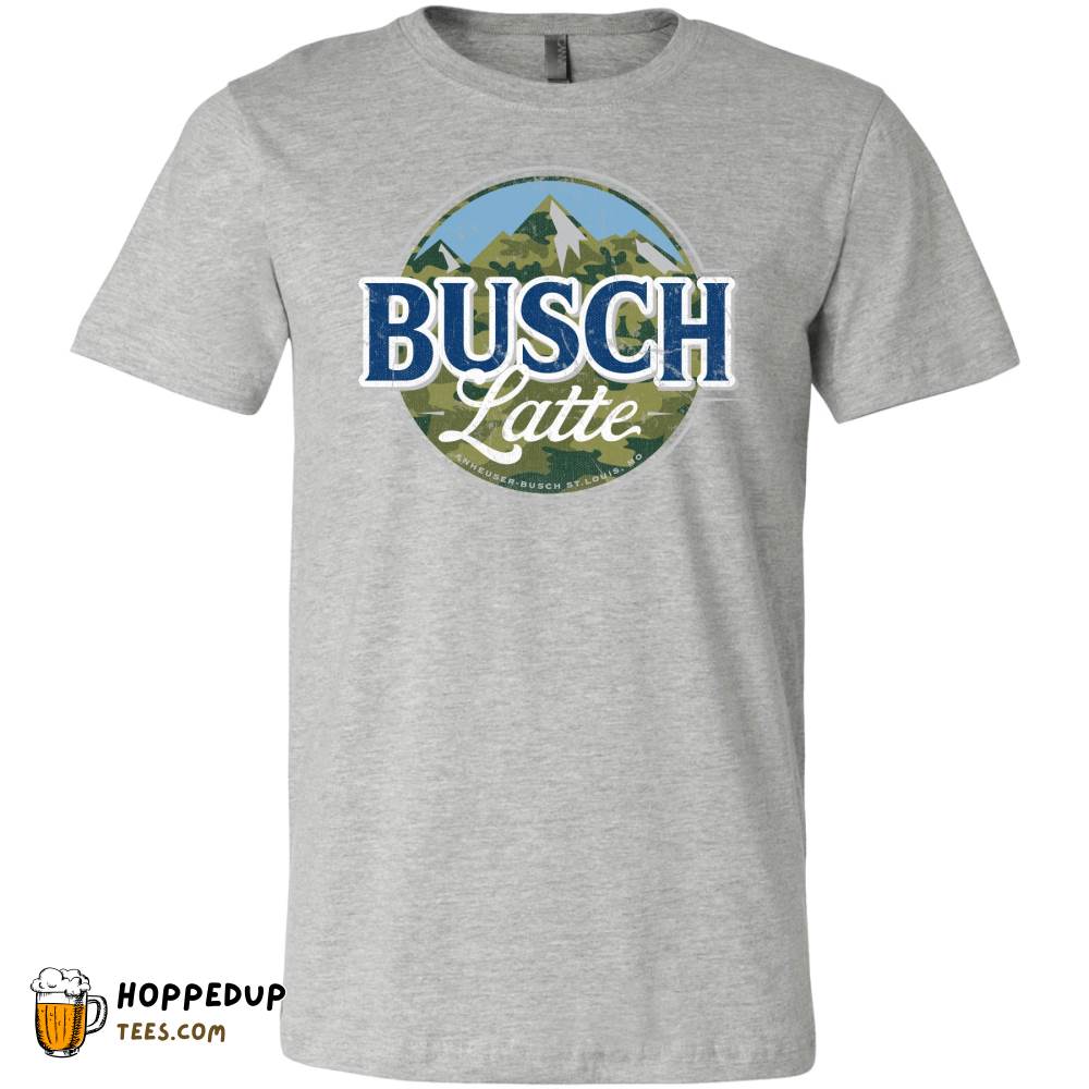 Busch Latte Camo Heather Navy T-Shirt HU
