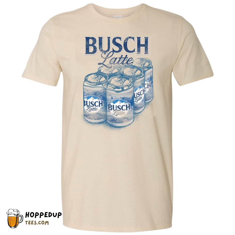 Busch Latte Six Pack Natural T-Shirt HU
